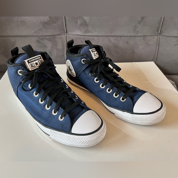 Converse Boys - All Star High Street Shoes - Blue - Picture 2 of 3